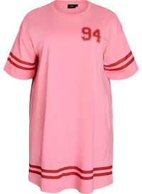 Short T-shirt dress with sporty details