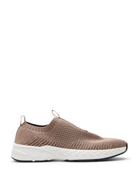 Extra Wide Fit (6E) - Stretch-knit trainers with glitter thread