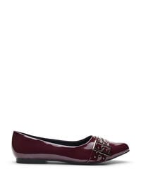 Extra Wide Fit (6E) - Ballerina with strap and studs
