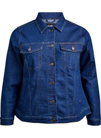 FLASH - Denim jacket in a stretchy cotton blend
