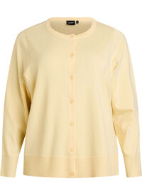 FLASH - Fine-knit cardigan with round neck