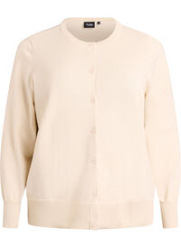 FLASH - Fine-knit cardigan with round neck