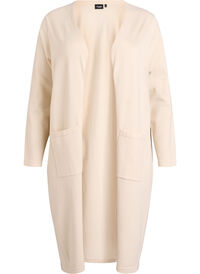 FLASH - Long, open cardigan with pockets