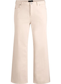 Coloured Myra jeans with wide fit and high waist