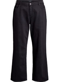 Wide leg jeans with high waist