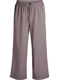 Wide-leg trousers with a high waist