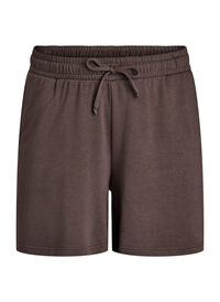 High-waisted sweatshorts with pockets